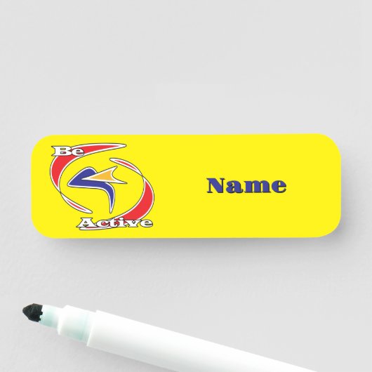 aktiv namensschild (Beispiel)