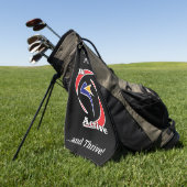 Aktiv und intelligent sein golfhandtuch (Gras)