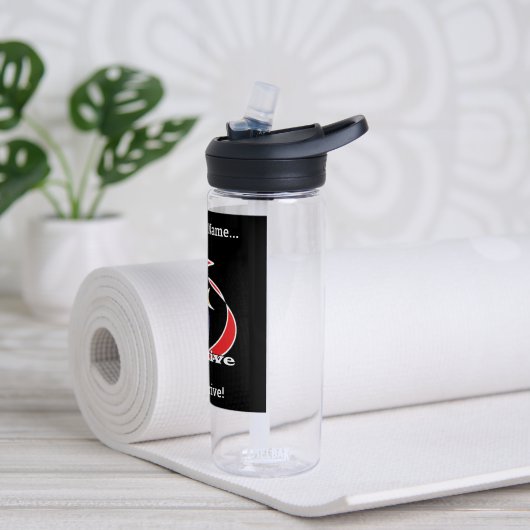 Aktiv und intelligent sein trinkflasche (Yoga)
