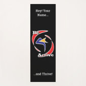 Aktiv und intelligent sein yogamatte (Vorderseite)