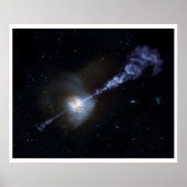 Aktive Black Hole Squashes Star Formation Poster (Vorne)