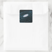 Aktive Galaxien Quadratischer Aufkleber (Tasche)