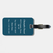 Aktive Linie nach Atelier des Vaters Gepäckanhänger (Rückseite horizontal)