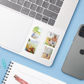 Aktive Männer Aufkleber (Laptop mit iPhone)