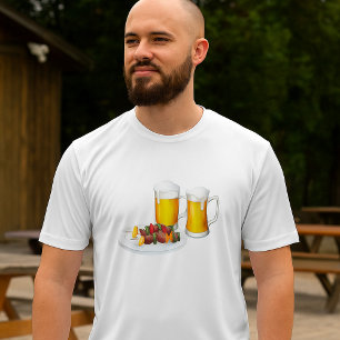 Aktive Menne für Bier und Grill T-Shirt