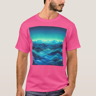 Aktive Radialstreifen T-Shirt