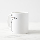 Aktive Shooter Basketball Basketball Basketball Ba Kaffeetasse (Vorderseite Links)