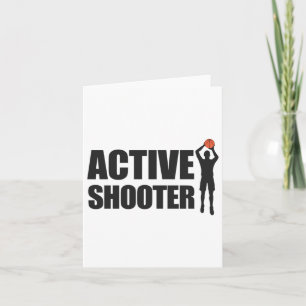 Aktive Shooter Basketball Basketball Basketball Ba Karte