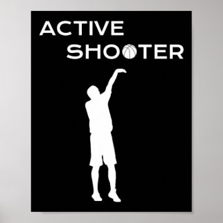Aktive Shooter Basketball Basketball Basketball Ba Poster