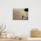 aktive Silhouette Poster (Küche)