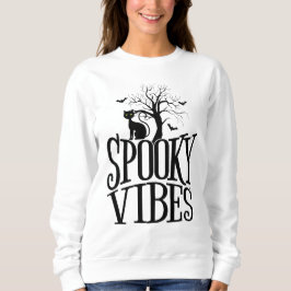 Aktive Spooky Vibes, Halloween-Frauen Sweatshirt