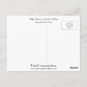 Aktiver Dienst an Land und auf See Postkarte (Rückseite)