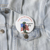 Aktiver Dienst oder remüde Veteran Militär Vielen Button (Beispiel)