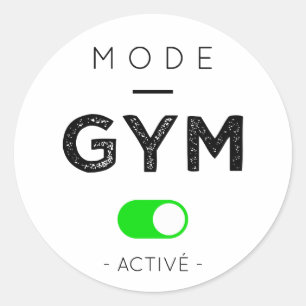 Aktiver Fahrbetrieb Runder Aufkleber