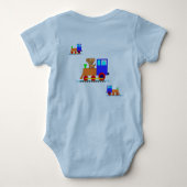 Aktiver Kinderspass Baby Strampler (Rückseite)