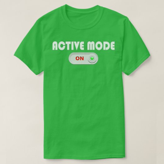 AKTIVER MODUS T-Shirt (Design vorne)