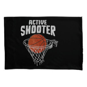Aktiver Schütze Basketballliebhaber Männer Frauen  Kissenbezug