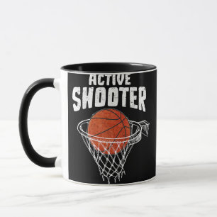 Aktiver Schütze Basketballliebhaber Männer Frauen  Tasse