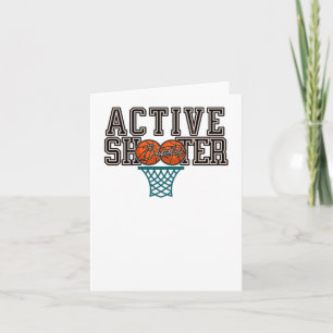 Aktiver Shooter Basketball. 1 Karte