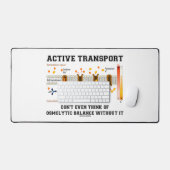 Aktiver Verkehr: kein osmolytisches Gleichgewicht Schreibtischunterlage (Tastatur & Maus)