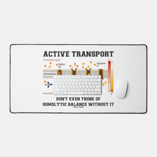Aktiver Verkehr: kein osmolytisches Gleichgewicht Schreibtischunterlage (Tastatur & Maus)