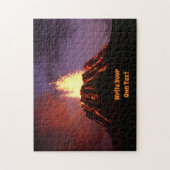 Aktiver Vulkan - Schreiben Sie Ihren eigenen Text Puzzle (Vertikal)