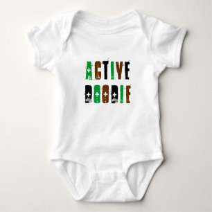 Aktives Doodie Baby-Shirt Baby Strampler