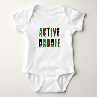 Aktives Doodie Baby-Shirt Baby Strampler