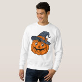 Aktives Halloween Pumpkin Men's Sweatshirt (Vorne ganz)