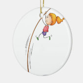 Aktives Kind Keramikornament (Links)