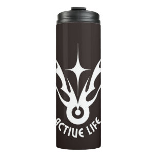 Aktives Leben – Stammesflügel-Star-Emblem Thermosbecher