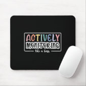 Aktives Monitoring wie ein Boss Funny Teacher Test Mousepad (Mit Mouse)