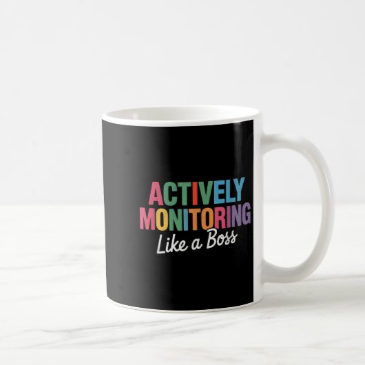 Aktives Monitoring wie ein Boss Staat Testteam Kaffeetasse (Rechts)