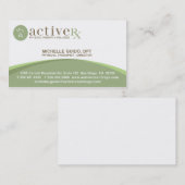 aktives rx visitenkarte (Vorne/Hinten)