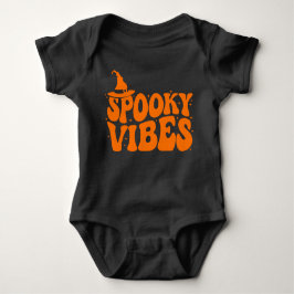 Aktives Spooky Vibes, Halloween Baby Strampler