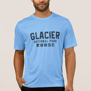 Aktives T-Shirt des Glacier Nationalparks
