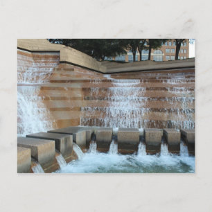 Aktives Wasserbecken - Wassergarten Fort Worth # 2 Postkarte