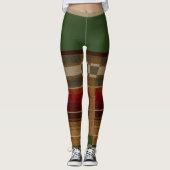 AKTIVEWEAR LEGGINGS - "GRÜNE SALSA" (Vorderseite)