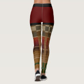 AKTIVEWEAR LEGGINGS - "RED SALSA" (Rückseite)