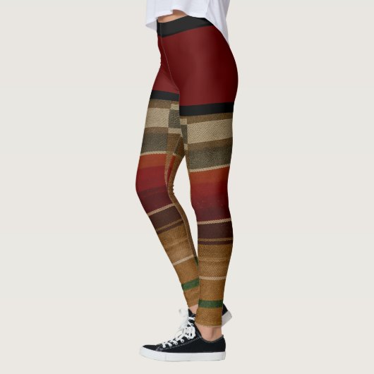 AKTIVEWEAR LEGGINGS - "RED SALSA" (Links)
