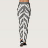AKTIVEWEAR LEGGINGS - "WHITE TIGER" - (Rückseite)