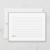 AKTIVIEREN EINES SPEICHERS | Foto | Beileidskarte Einladung (Rückseite)