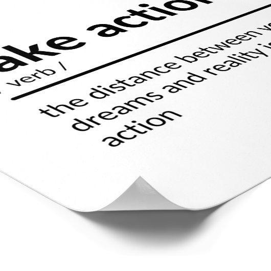 AKTIVIEREN POSTER (Ecke)