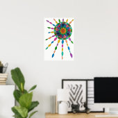 Aktivieren von Joy Healing Mandala Poster (Heimbüro)