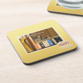 Aktivierende geheime Raum-Tür Getränkeuntersetzer (Linke Seite)