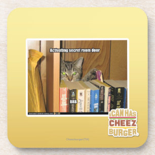 Aktivierende geheime Raum-Tür Getränkeuntersetzer