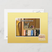 Aktivierende geheime Raum-Tür Postkarte (Vorne/Hinten)