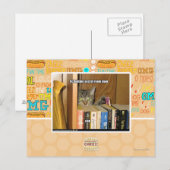 Aktivierende geheime Raum-Tür Postkarte (Vorne/Hinten)