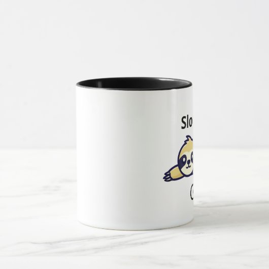 Aktivierte Tasse im Low-Mode-Modus - Funny Sloth C (Zentrum)