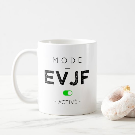 Aktivierter EVJF-Modus Kaffeetasse (Mit Donut)